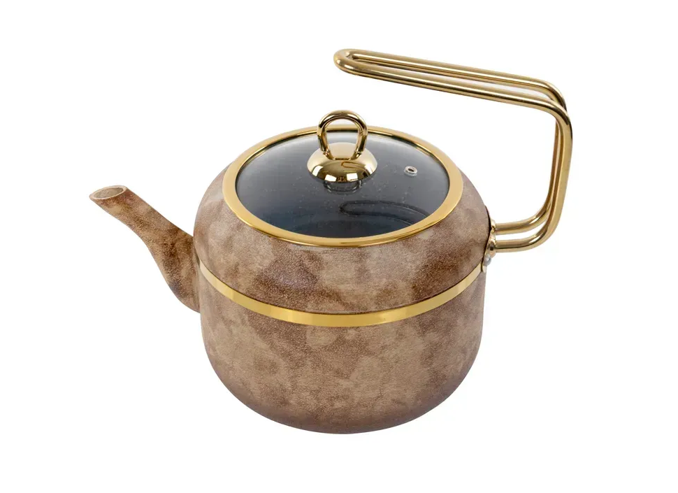 Чайник Brioni Royal Stone Tigereye Gold 2,5 л