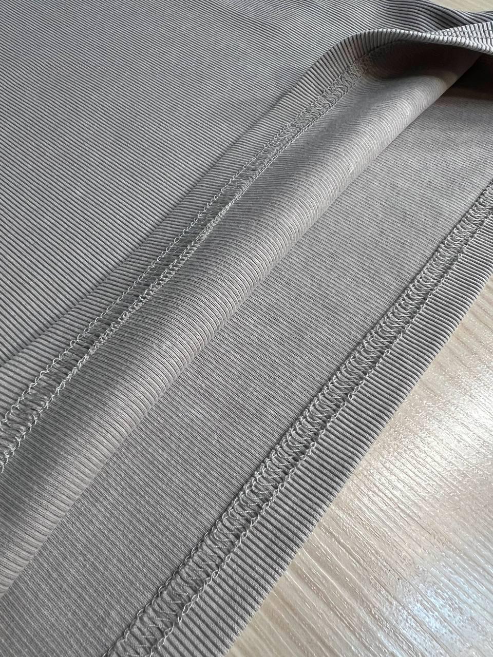 Женская майка AN 2733 в рубчик с порезанными швами OS Бежевый (26794580) - фото 4 Женская майка AN 2733 в рубчик с порезанными швами OS Бежевый (26794580) - фото 4