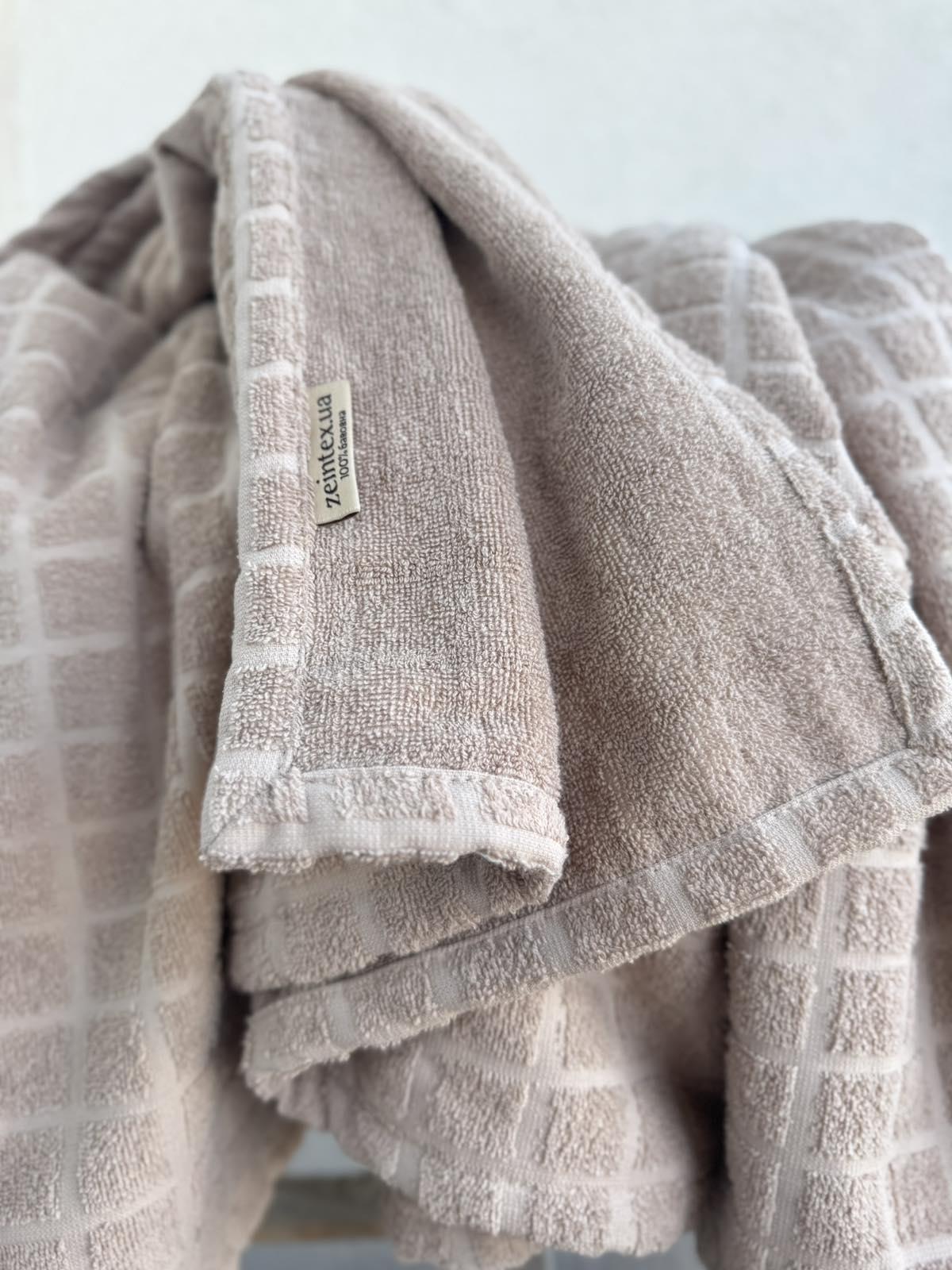 Простынь-покрывало махровое PALERMO 120х200 см Капучино - фото 2 Простынь-покрывало махровое PALERMO 120х200 см Капучино - фото 2