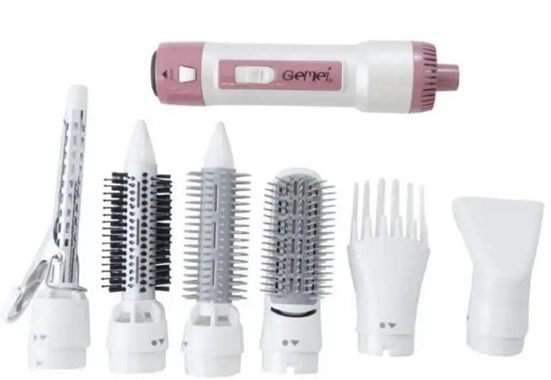 Стайлер-фен для укладки волос Gemei GM-4836 1200 Вт Розовый (2104618631) - фото 4 Стайлер-фен для укладки волос Gemei GM-4836 1200 Вт Розовый (2104618631) - фото 4