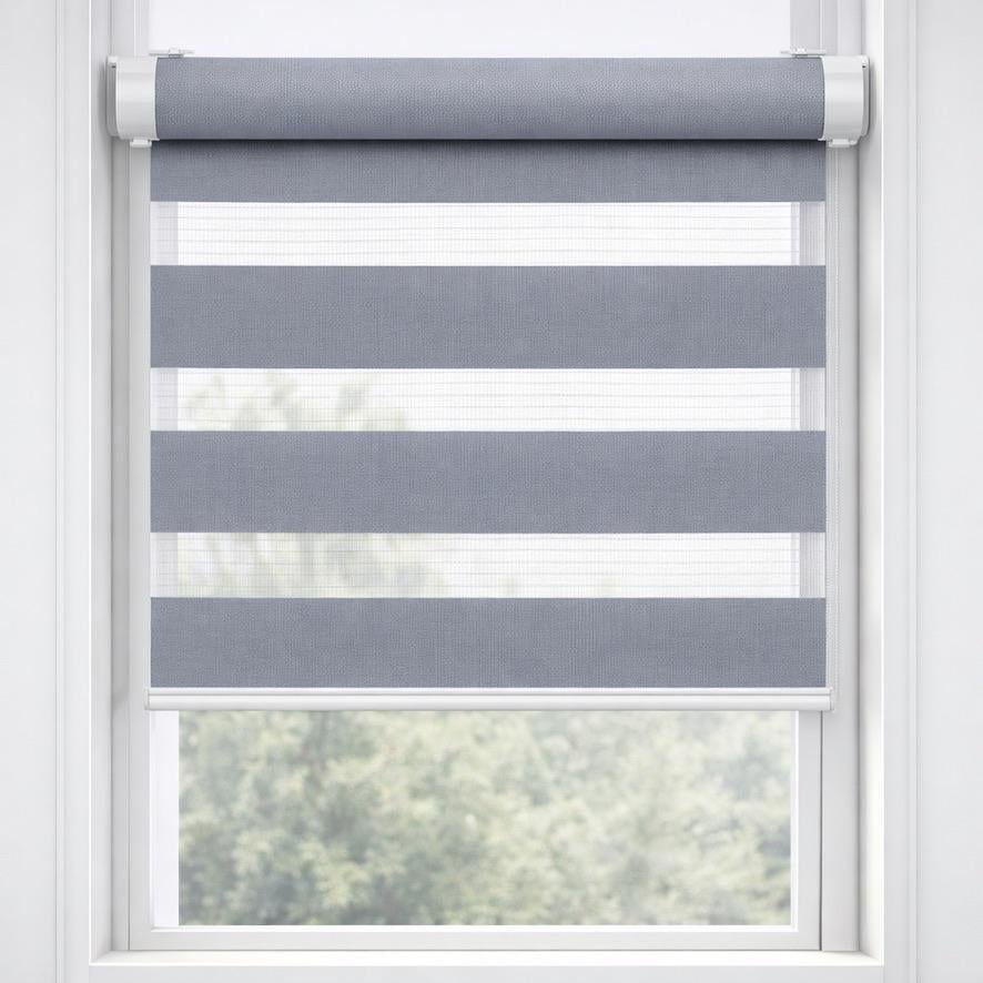 Роллета день-ночь TyulPan на скотч 92.5x170 см Серый Роллета день-ночь TyulPan на скотч 92.5x170 см Серый