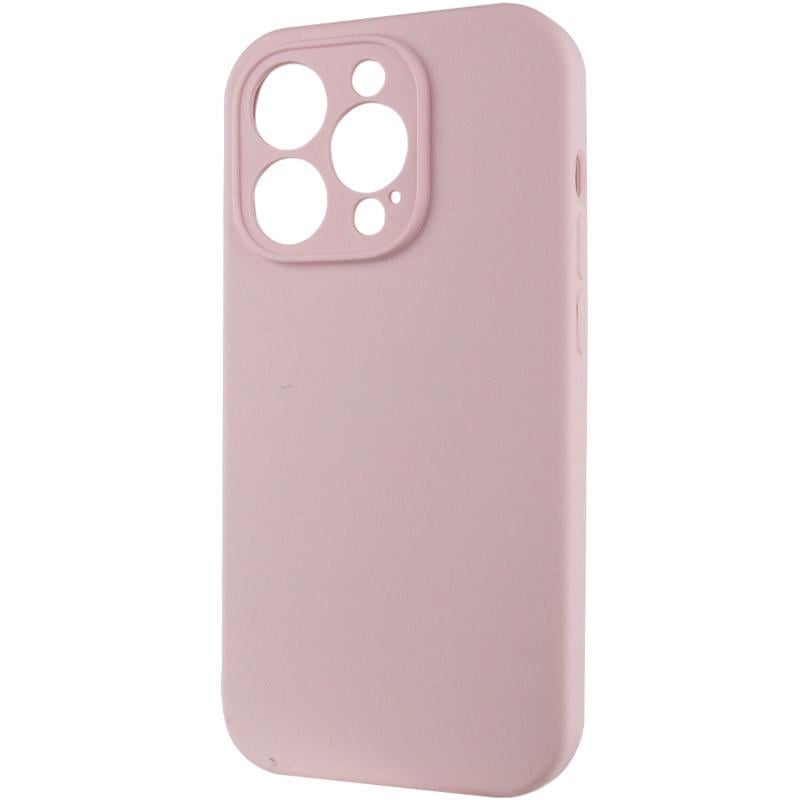 Чохол Silicone Case Full Camera Protective (AA) NO LOGO для Apple iPhone 15 Pro Max (6.7") Рожевий | Chalk Pink