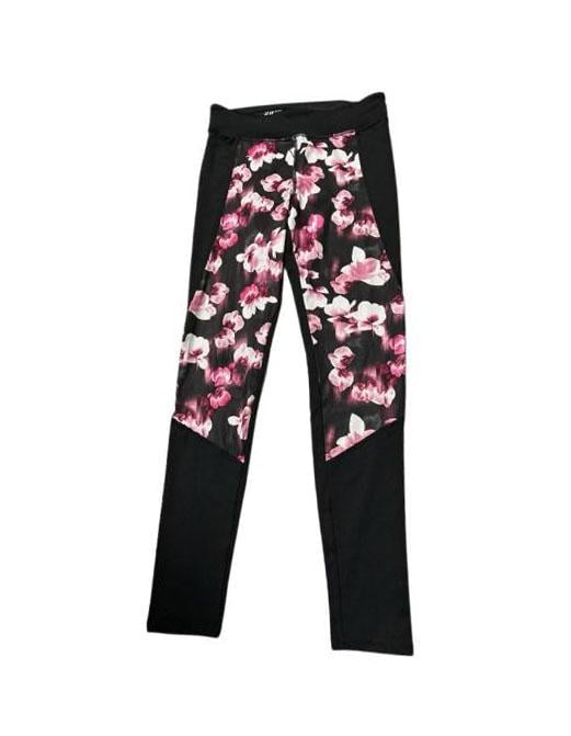 Леггинсы H&M 401763 Цветы 170 см Черный