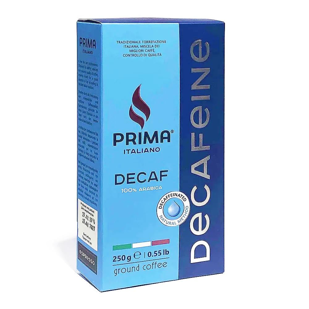 Кофе молотый Prima Italiano Decaf без кофеина 250 г (33704873)