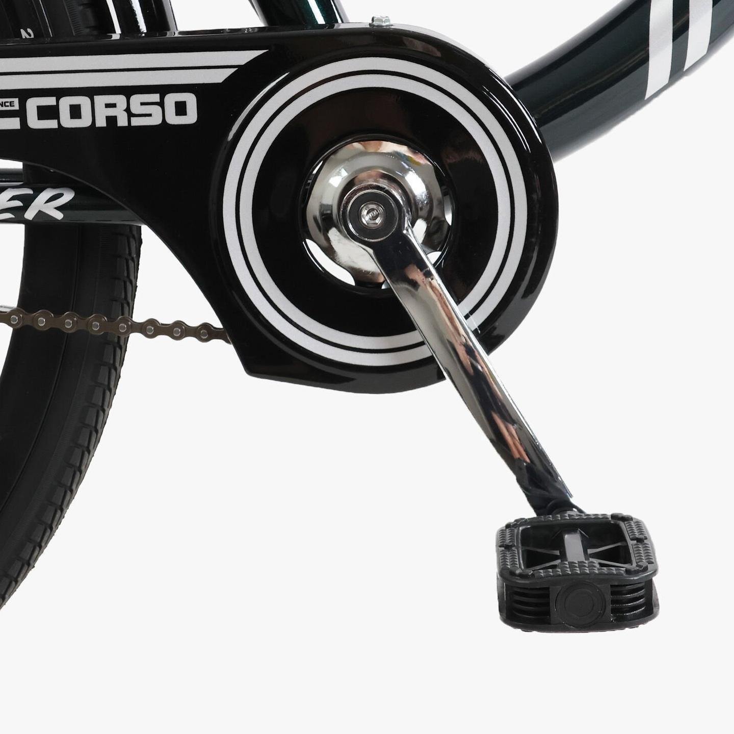 Велосипед городской Corso Insider с багажником рама 16,5"/26" Зеленый - фото 4 Велосипед городской Corso Insider с багажником рама 16,5"/26" Зеленый - фото 4