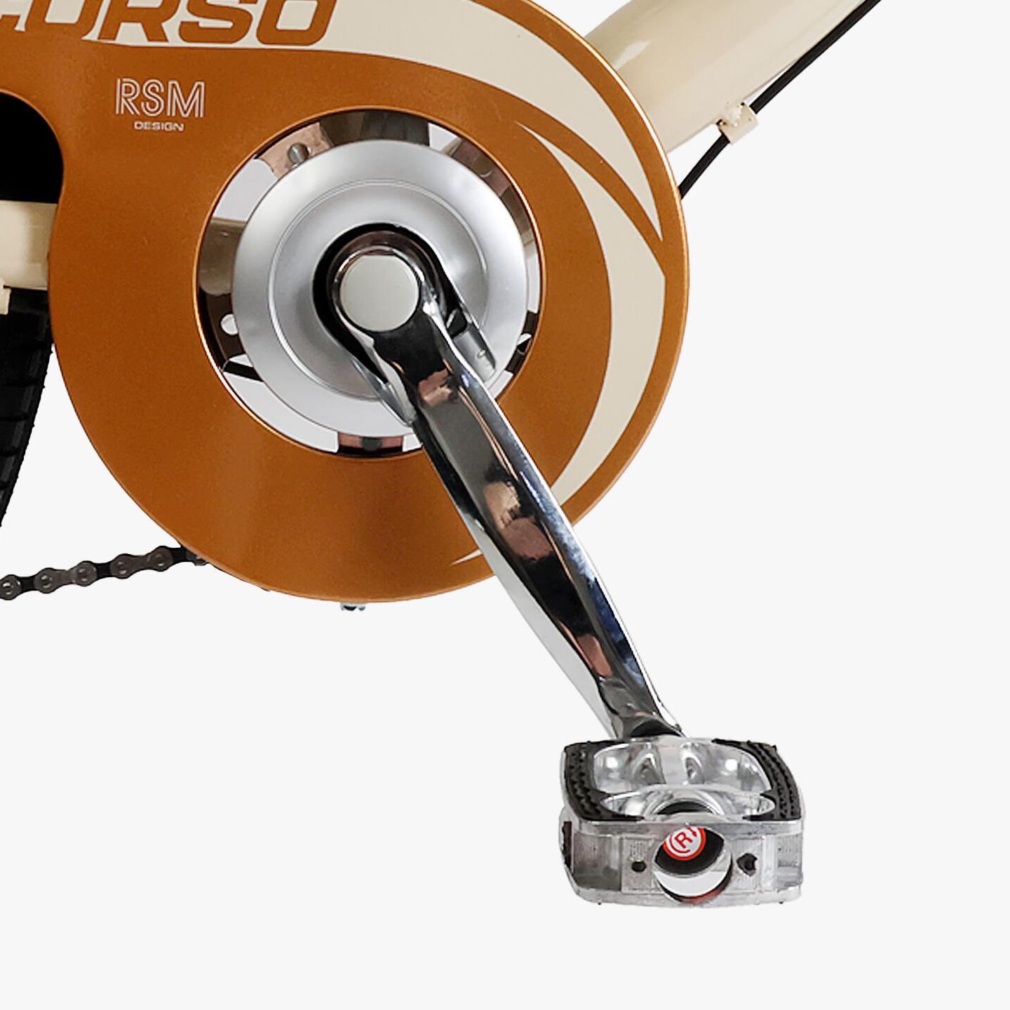 Велосипед городской Corso Liberty с корзиной и багажником рама 20"/28" Бежевый - фото 9 Велосипед городской Corso Liberty с корзиной и багажником рама 20"/28" Бежевый - фото 9