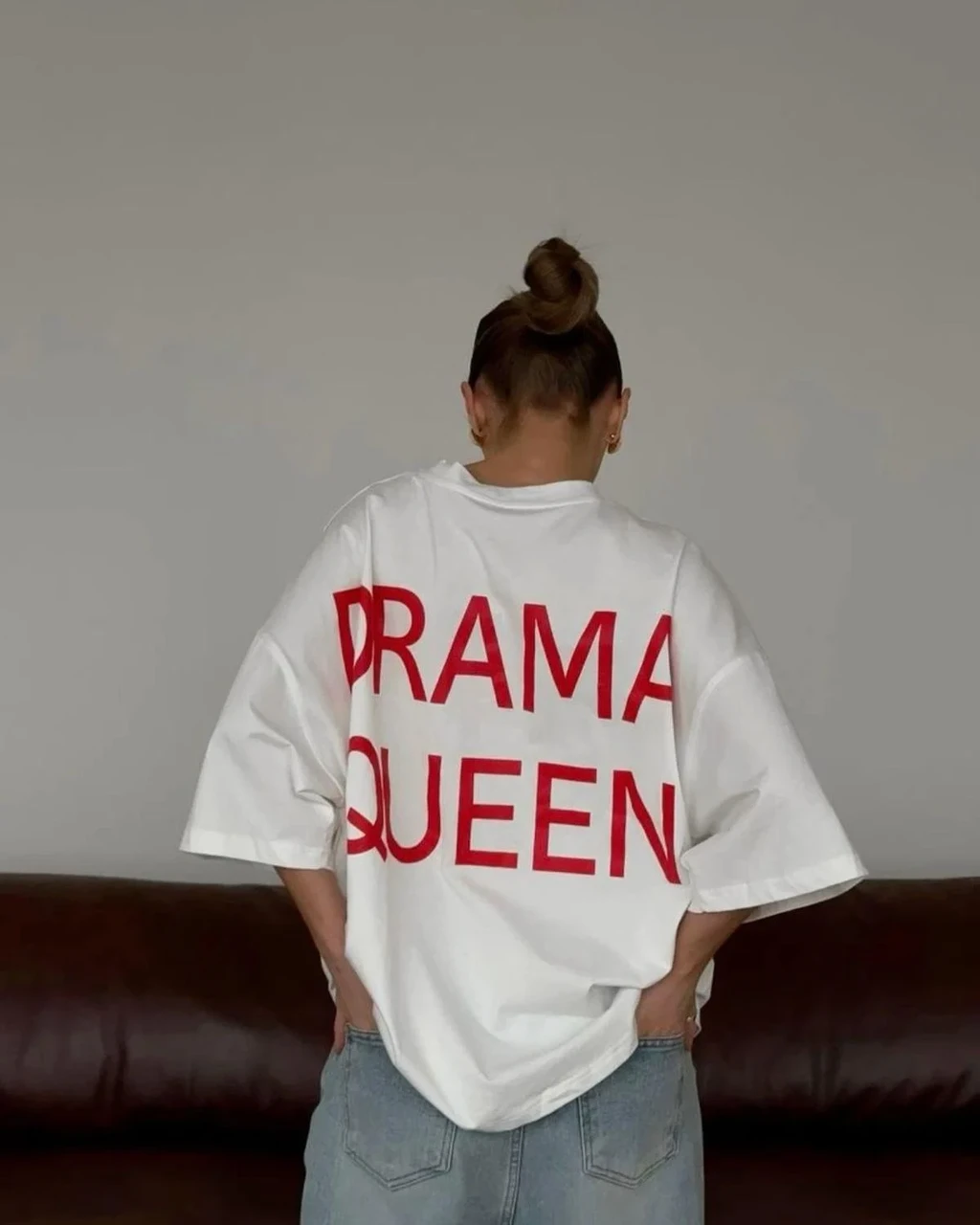 Футболка женская с принтом Pin-000-024 повседневная M Белый (2634324586)