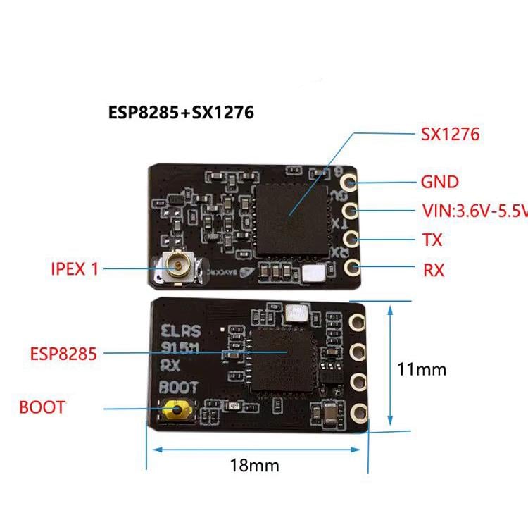 Приймач для FPV дронів BAYCK ExpressLRS 915MHz (ELRS-915M-NANO-RX) - фото 3