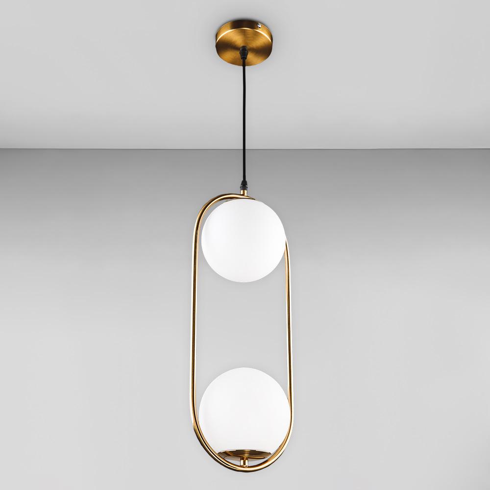 Люстра підвісна Light House DL-18547/2 матова Бронзовий/Білий