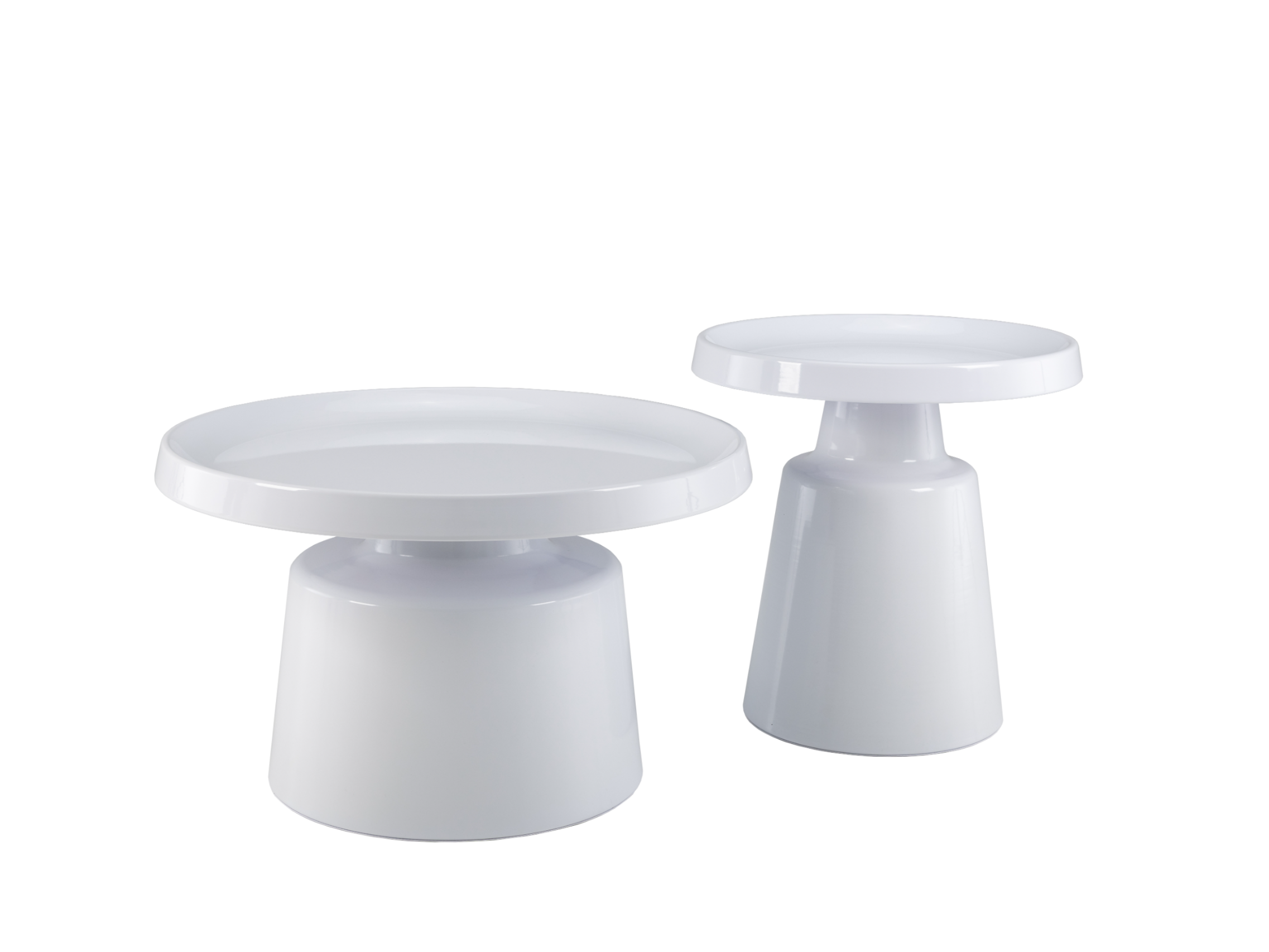 Комплект журнальных столов Vetro Бенито 700х480 мм/500х390 мм 2 шт. Белый/Белый (СТ-45) - фото 1 Комплект журнальных столов Vetro Бенито 700х480 мм/500х390 мм 2 шт. Белый/Белый (СТ-45) - фото 1