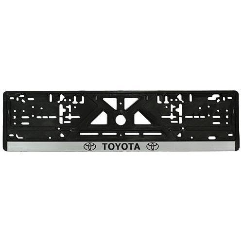 Рамка номерного знака Toyota пластиковая Черный