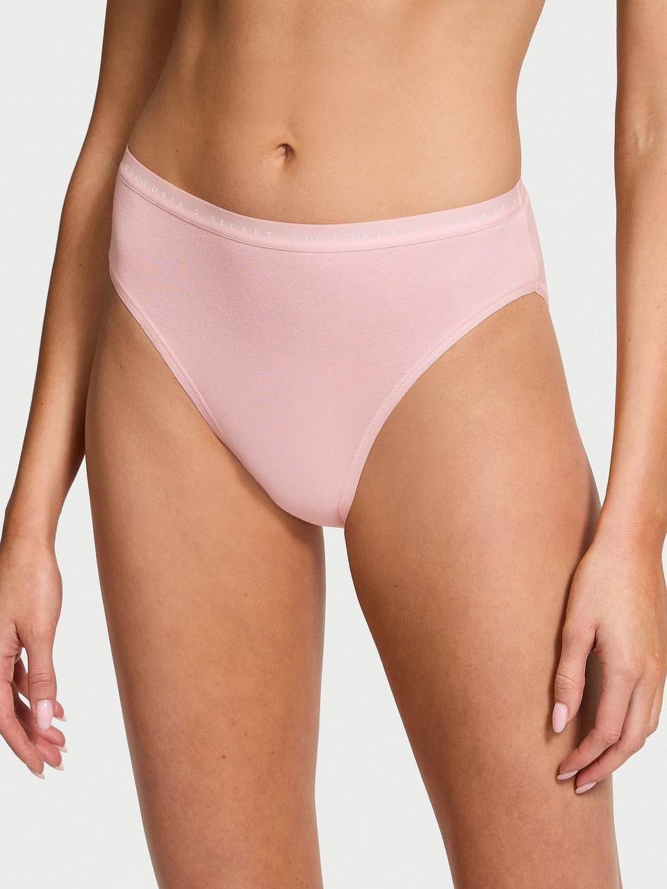 Трусики женские Victoria's Secret Stretch Cotton High-Leg XL Розовый (2349247646)