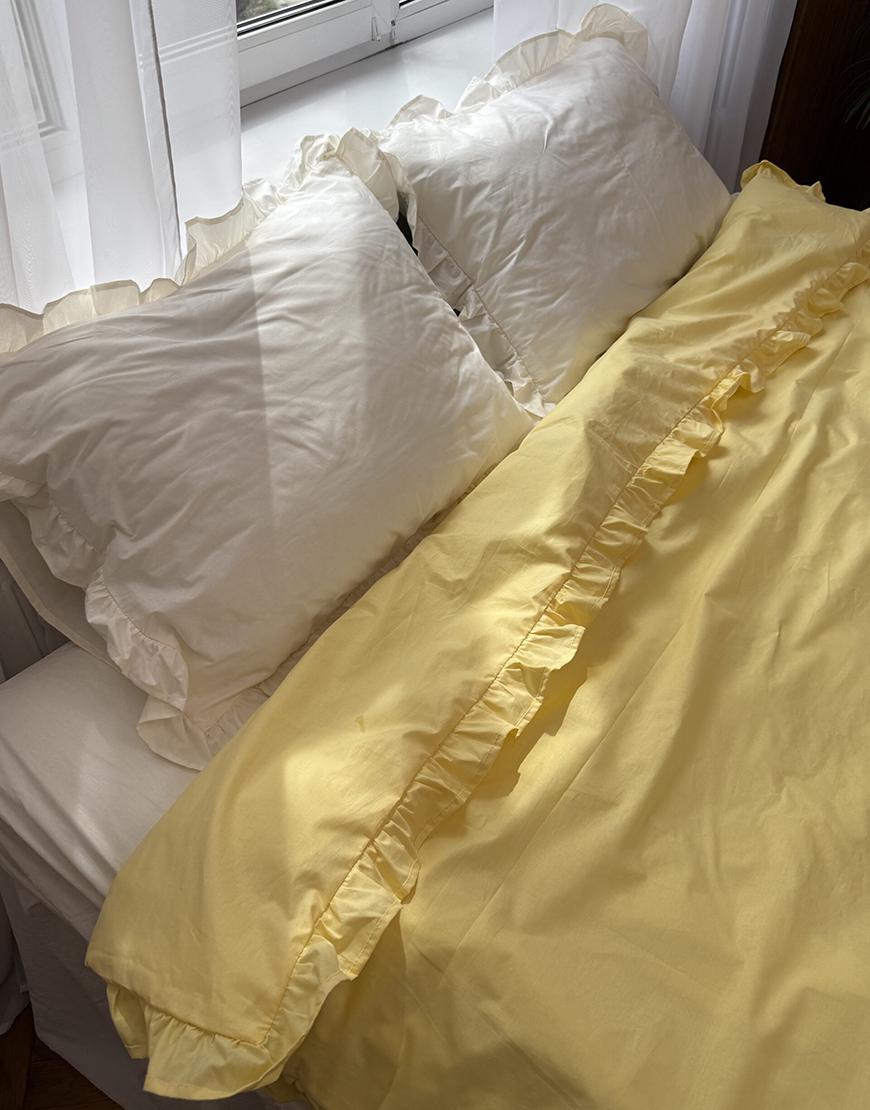 Комплект постільної білизни BEDCLOZZZES лимонна Двоспальний