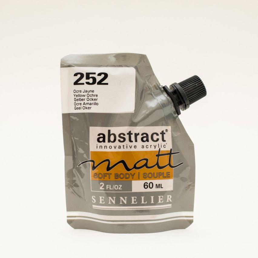 ᐉ Краска акриловая Sennelier Abstract 60 мл матовая Yellow Ochre