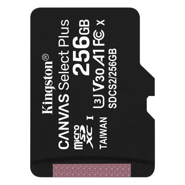 Карта пам’яті Kingston microSDXC 256 GB C10 UHS-I R100 MB/s (ERC-SDCS2/256GBSP)