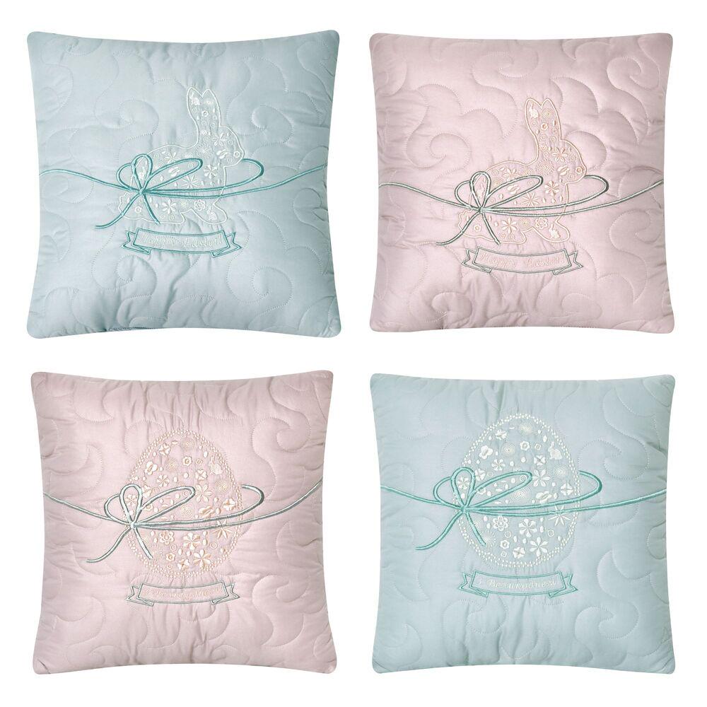 Набор декоративных подушек IDEIA Пасхальный с вышивкой 40х40 см 4 шт. (26107)