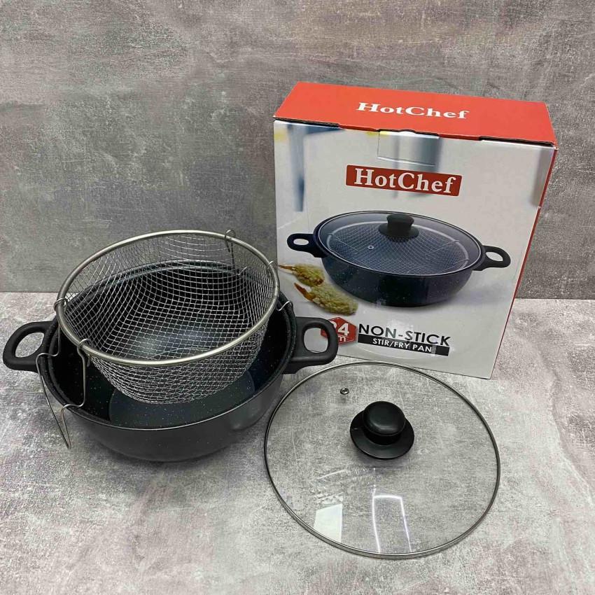 Кастрюля-фритюрница A-PLUS 24 FP со стеклянной крышкой 24 см (1900747602) - фото 4 Кастрюля-фритюрница A-PLUS 24 FP со стеклянной крышкой 24 см (1900747602) - фото 4