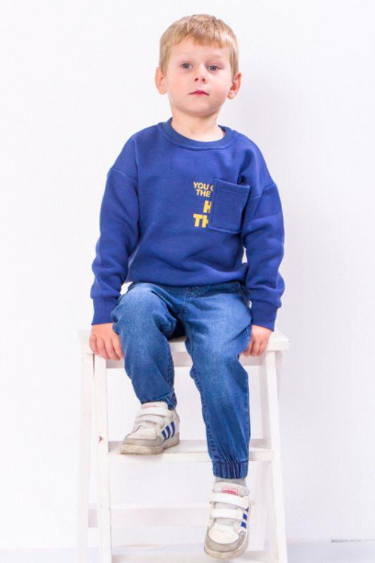 Батник для мальчика р. 7 Синий (270006-v2)