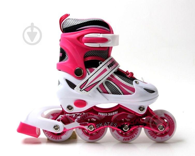 Роликовые коньки Power Champs 29-33 Pink (266482573-S)