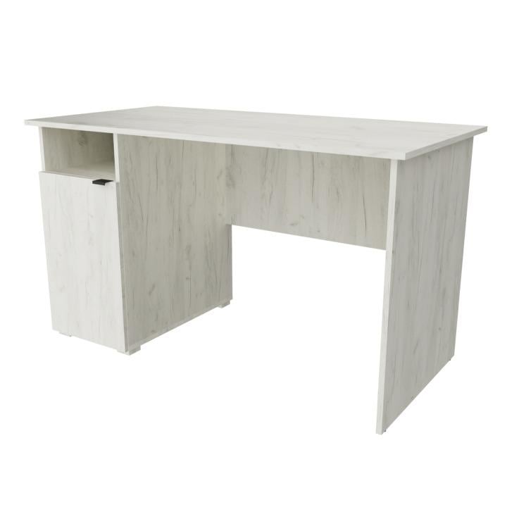 Стол письменный Неман Симпл ЛДСП/ДСП 1300х650 мм Дуб крафт белый (45717)