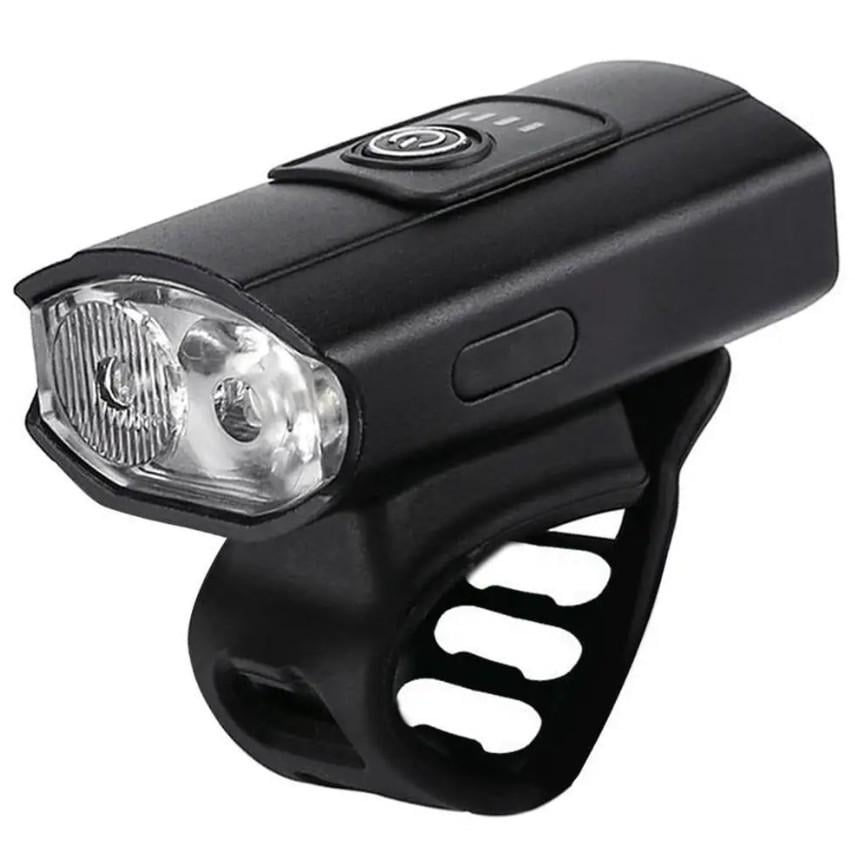 Велофара велосипедная аккумуляторная ART2285 индикатор заряда micro USB