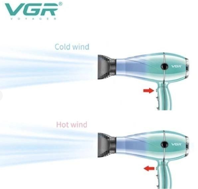Фен для волосся VGR V-452 2400 Вт з холодним і гарячим повітрям (21724970) - фото 3 Фен для волосся VGR V-452 2400 Вт з холодним і гарячим повітрям (21724970) - фото 3