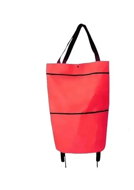 Візок з колесами складаний для продуктів Червоний (LY-17) Візок з колесами складаний для продуктів Червоний (LY-17)