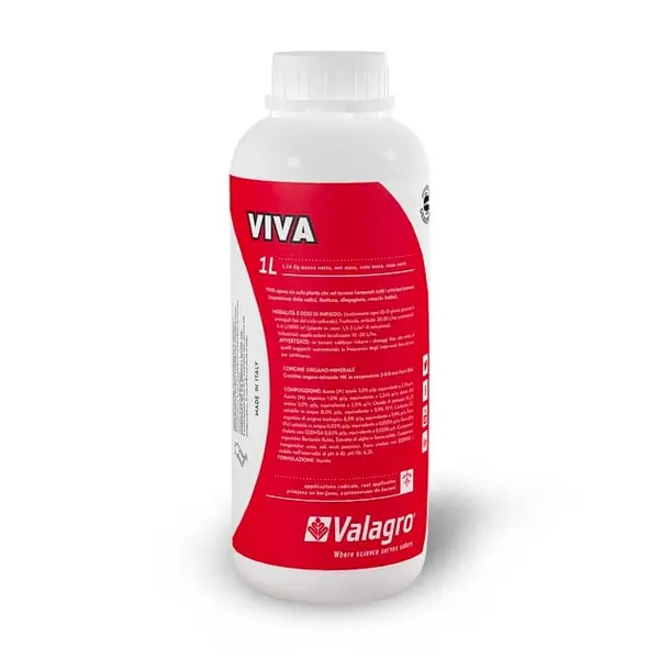 Біостимулятор росту мінерально-органічний антистресант Valagro Viva 1 л