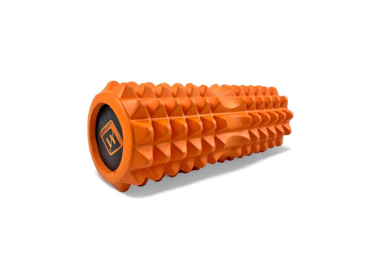 Массажный ролик EasyFit Solid Roller v.1.2s 33х13 см Оранжевый (EF-2052-OR)