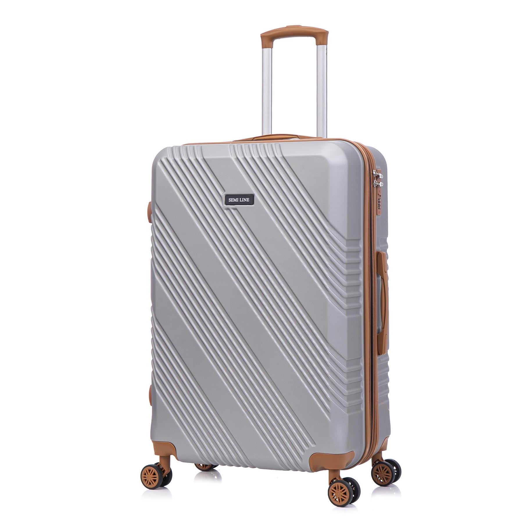 Чемодан SEMI LINE 24" M Light Grey (T5849-2)