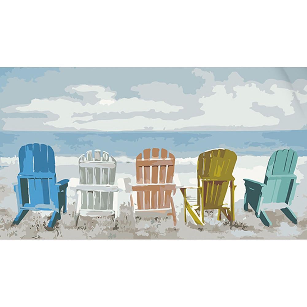 Картина по номерам Strateg Места с видом на море 50х25 см (WW203)