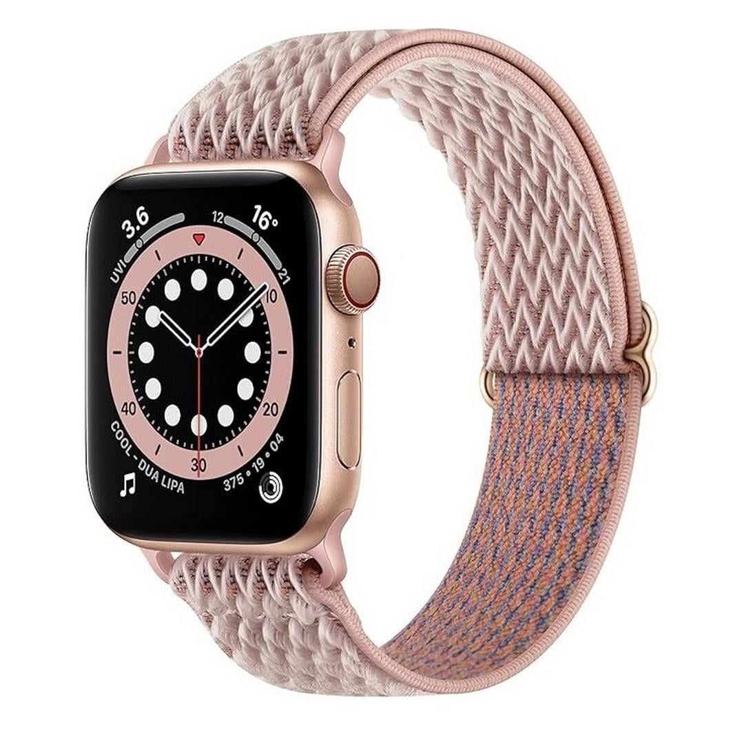 Ремешок эластичный нейлоновый для Apple Watch 42/44/45/49 мм Sand Color (nrNY09_sc)
