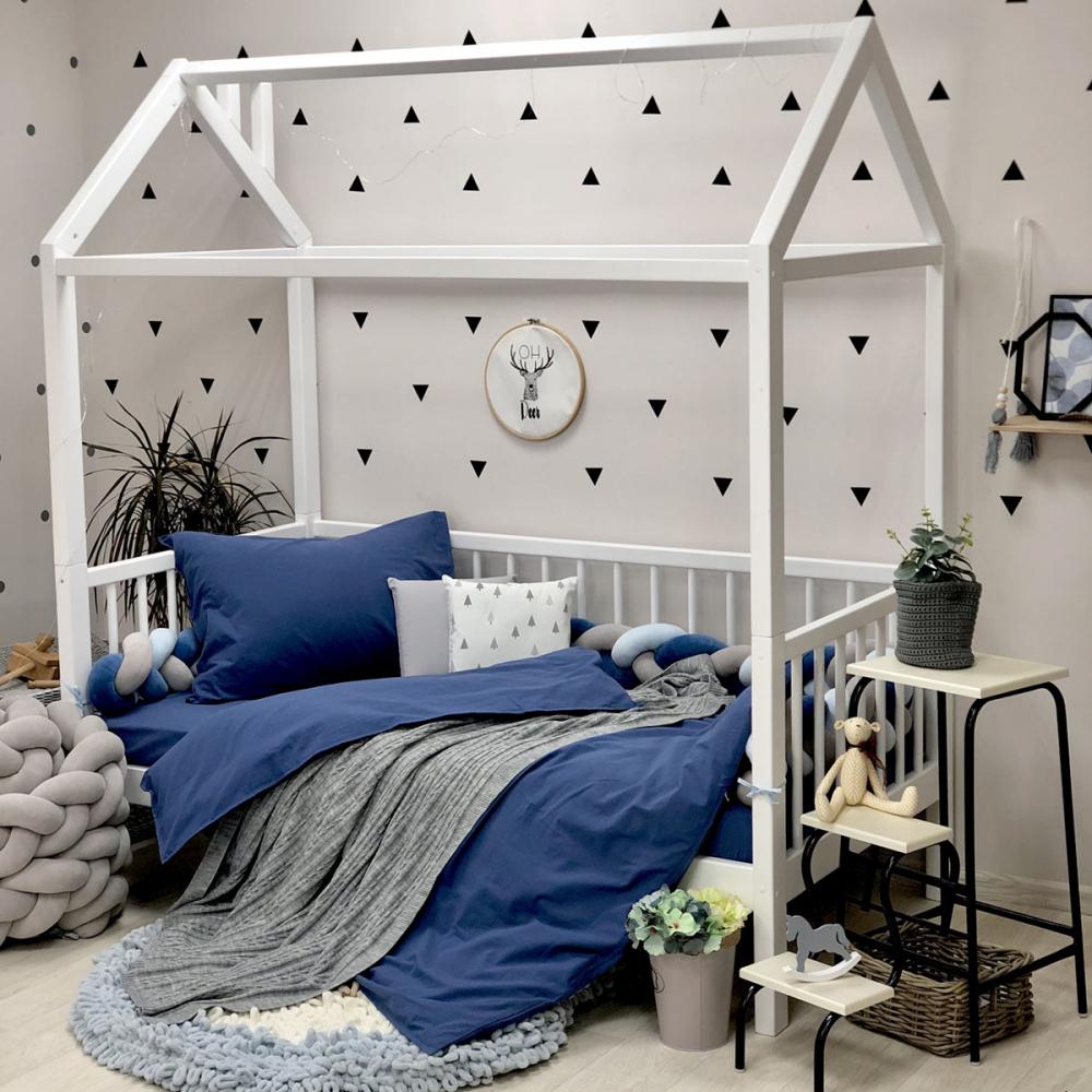 Комплект постельного белья подростковый варенка Синий (108108183)