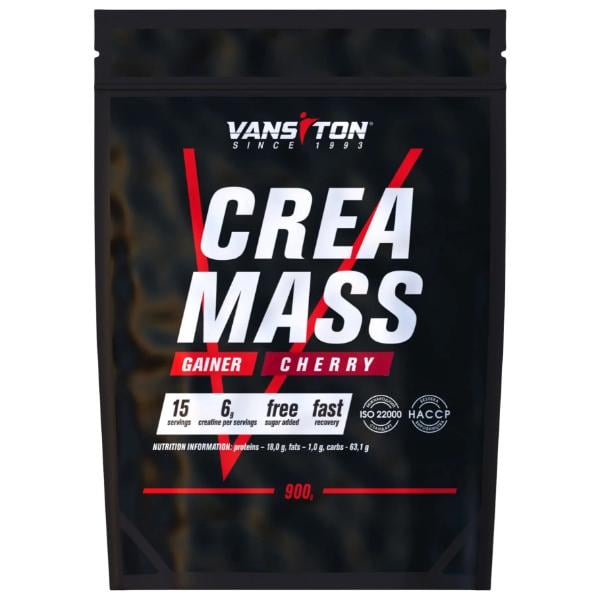 Гейнер Vansiton Crea Mass Cherry 900 г/15 порций (23505753)