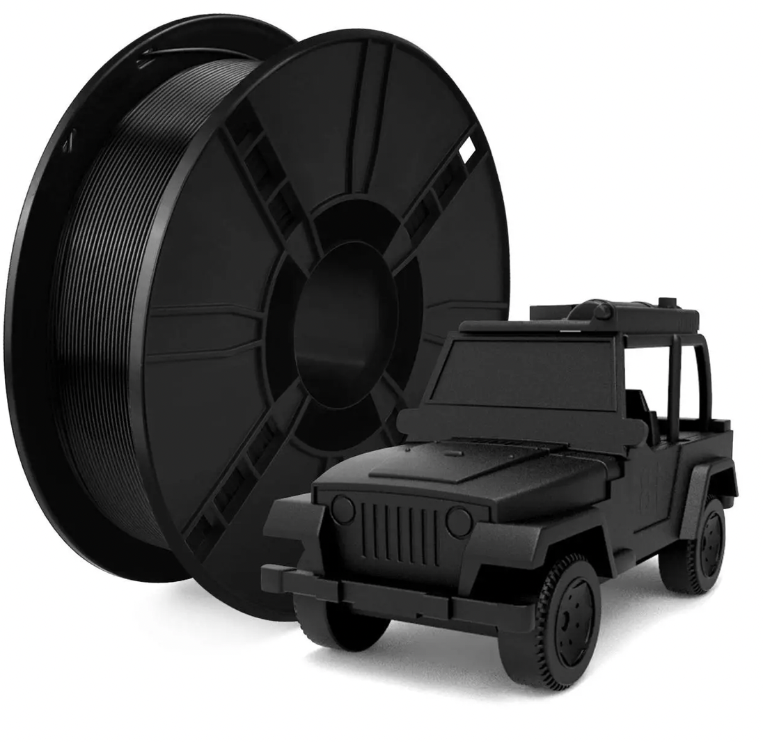 Филамент для 3D-принтеров 3DPF PETG Classic Spool 1,75 мм 1 кг H230-260°C B60-80°C Black (UA3D101-Black) Филамент для 3D-принтеров 3DPF PETG Classic Spool 1,75 мм 1 кг H230-260°C B60-80°C Black (UA3D101-Black)