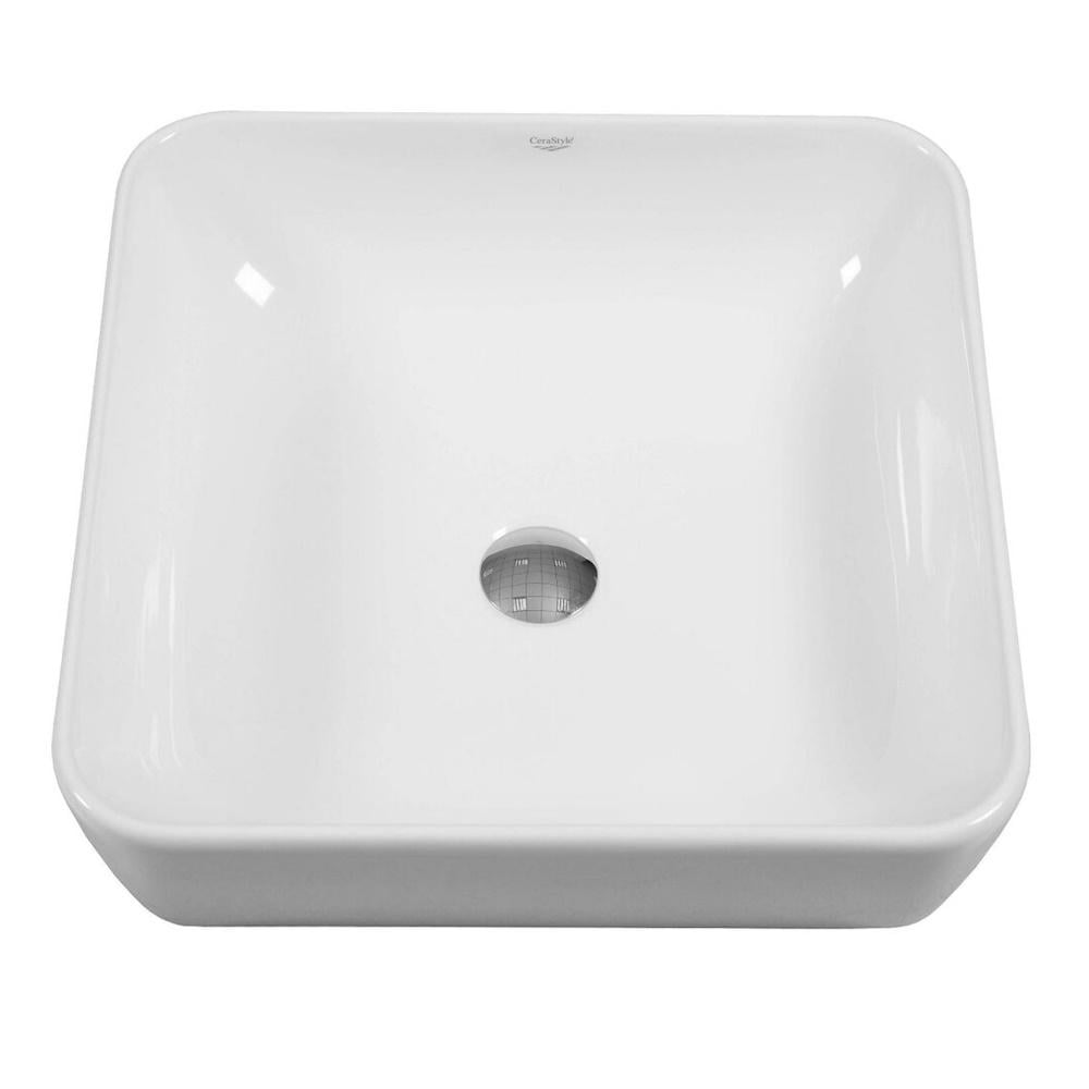 Умывальник накладной CeraStyle One 46 460х460 квадратный, белый Умывальник накладной CeraStyle One 46 460х460 квадратный, белый