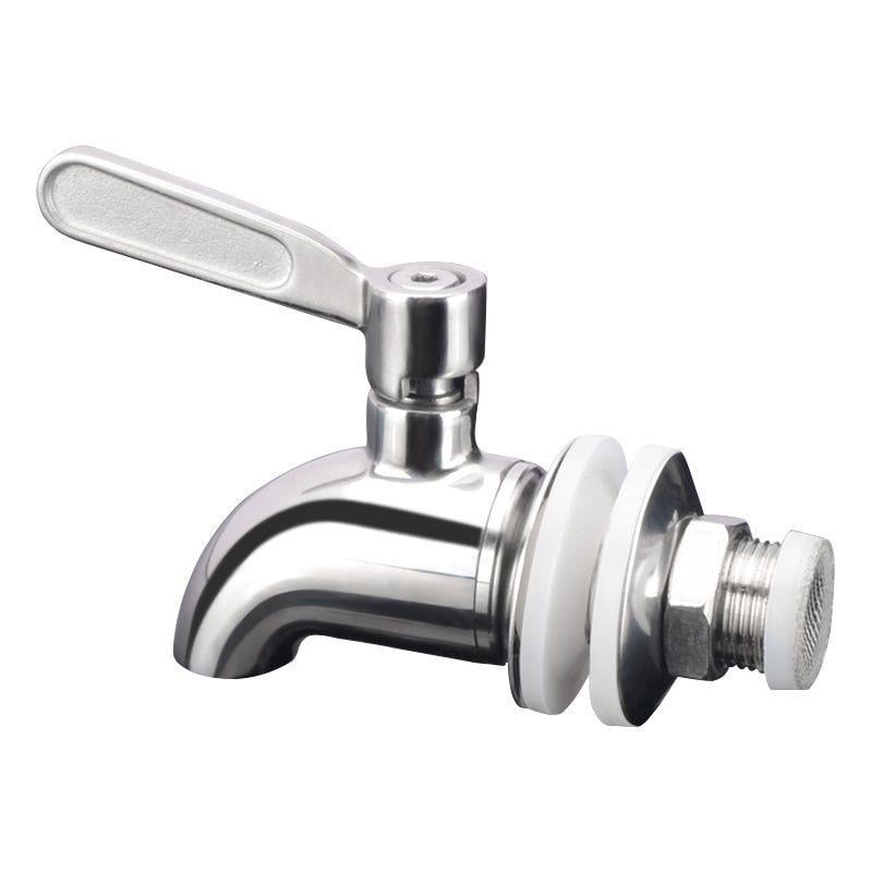 Бидон пищевой Евро Пласт с нержавеющим краном AISI 304 зеленая крышка 45 л (173313) - фото 4