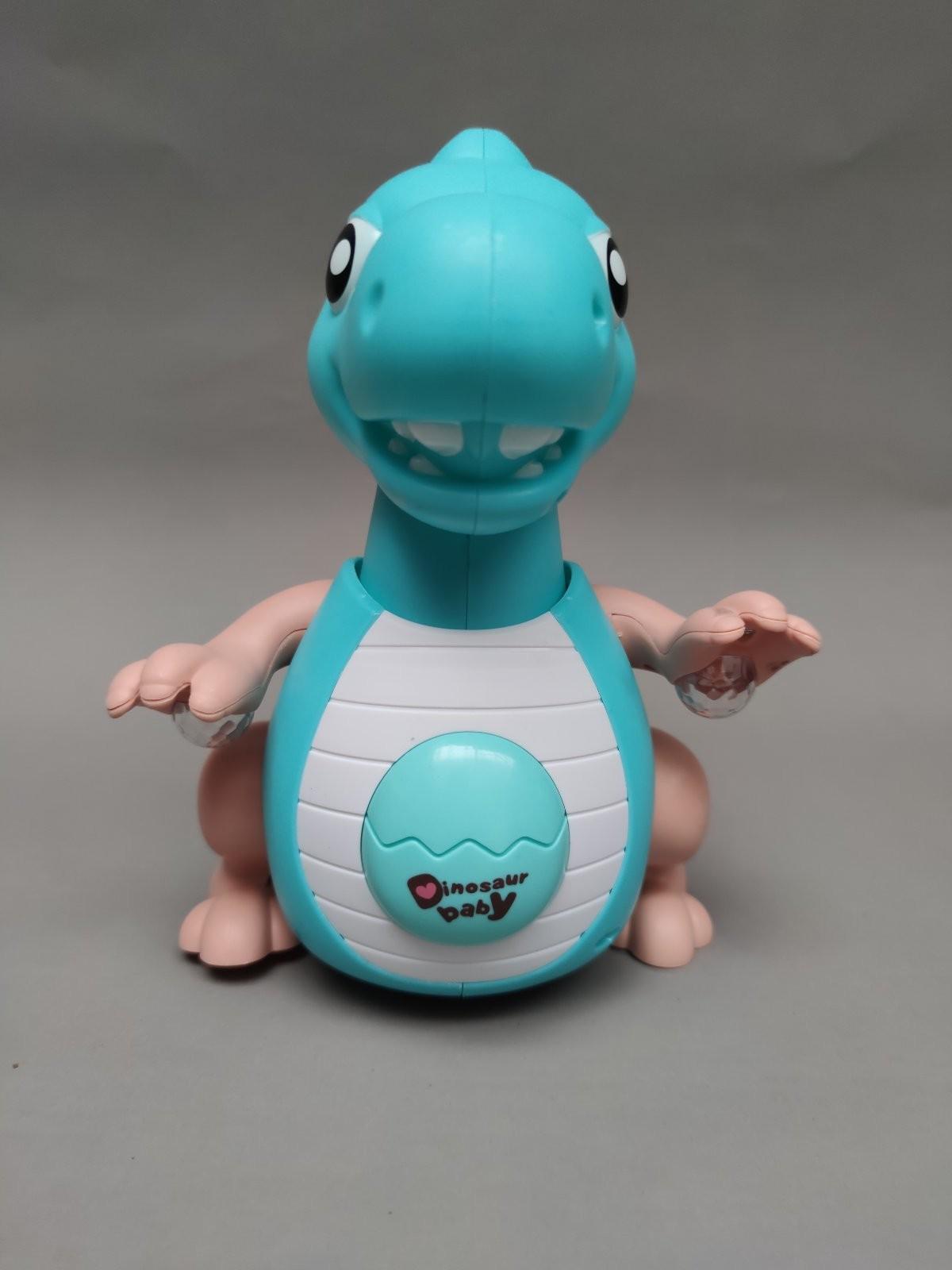 Інтерактивний динозавр AToys Swing Dinosaur звукові/світлові ефекти танцюють Blue (G_393-44Blue) - фото 6 Інтерактивний динозавр AToys Swing Dinosaur звукові/світлові ефекти танцюють Blue (G_393-44Blue) - фото 6