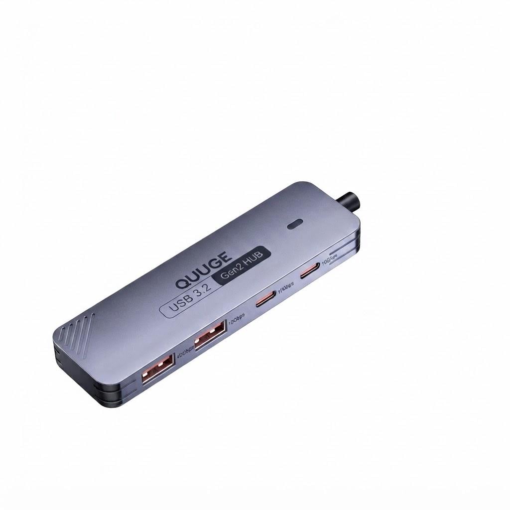 Концентратор USB-C Hub 10Gbps USB 3.2 Gen 2 із 4 портами та кабелем 1 м (36268785) Концентратор USB-C Hub 10Gbps USB 3.2 Gen 2 із 4 портами та кабелем 1 м (36268785)