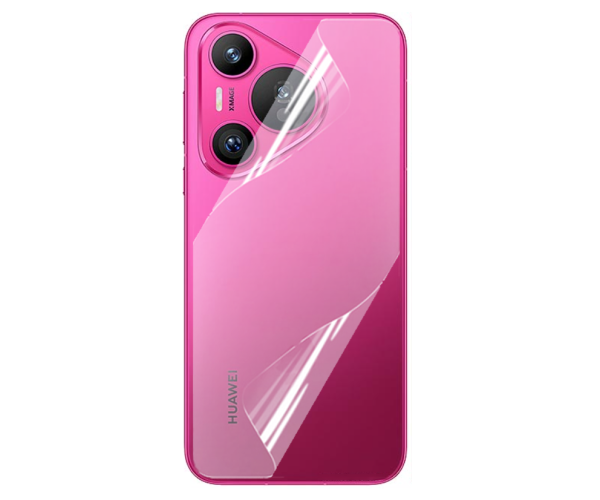 Противоударная гидрогелевая пленка Hydrogel Film для Huawei Pura 70 на заднюю панель, Transparent