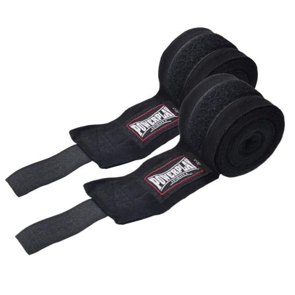 Бинти для боксу PowerPlay 3047 4,5 м Чорний Бинти для боксу PowerPlay 3047 4,5 м Чорний