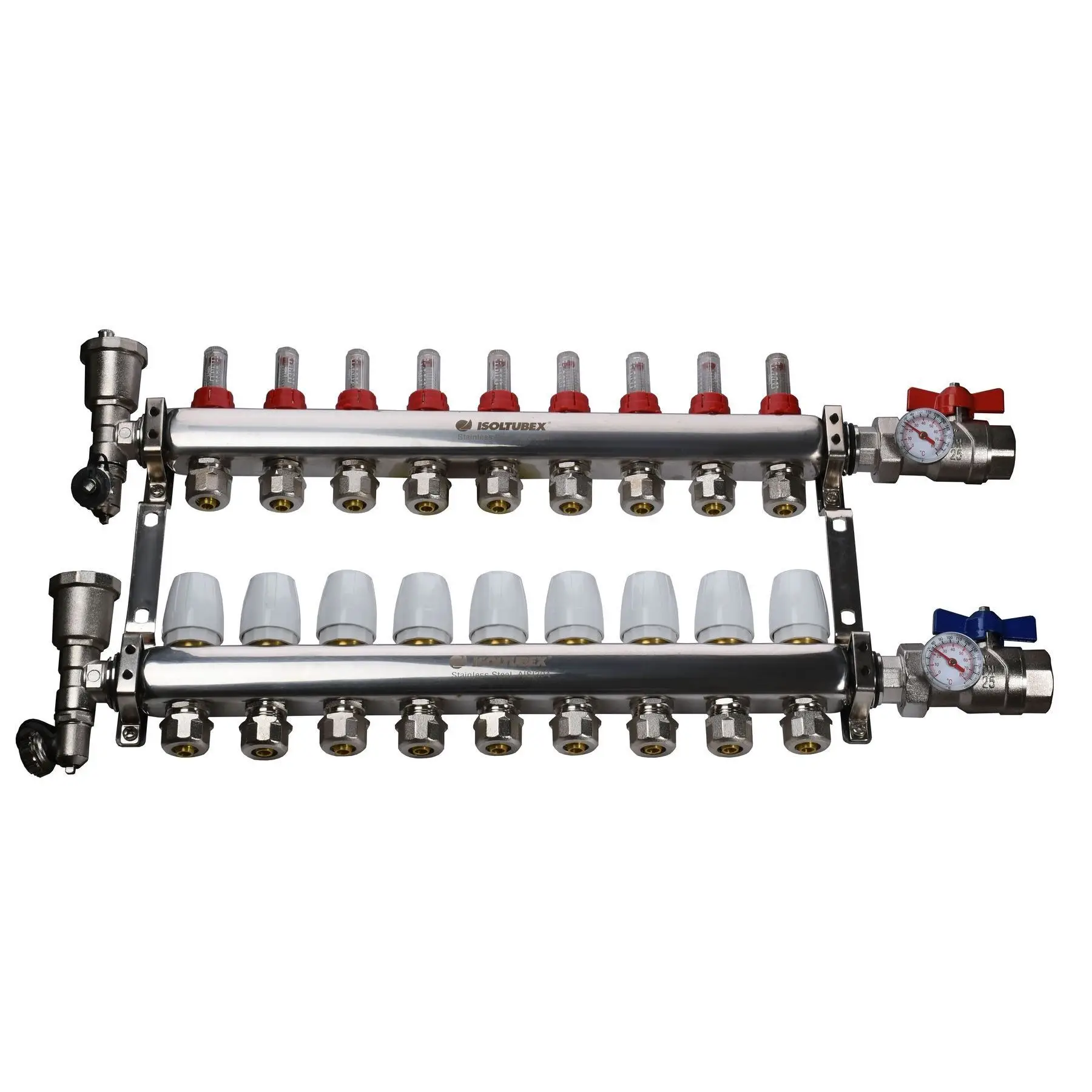 Система коллекторная Isoltubex Inox AISI-304 CO9 9 контуров 1" (GSR-000016497)