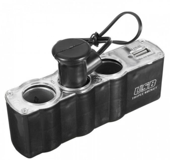 Автомобыльний розгалужувач для прикурювача WF-0120 Usb (10293106) - фото 2 Автомобыльний розгалужувач для прикурювача WF-0120 Usb (10293106) - фото 2