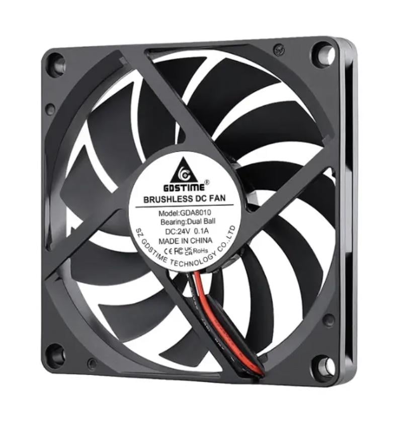 Вентилятор GDSTIME GDA8010 для 3D-принтера и ЧПУ бесщеточный 12V (GDA8010_12v)