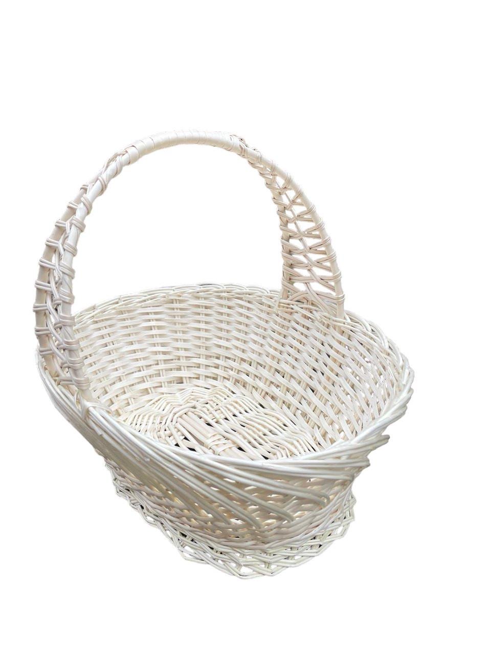 Кошик плетений великодній Білий (14461562)