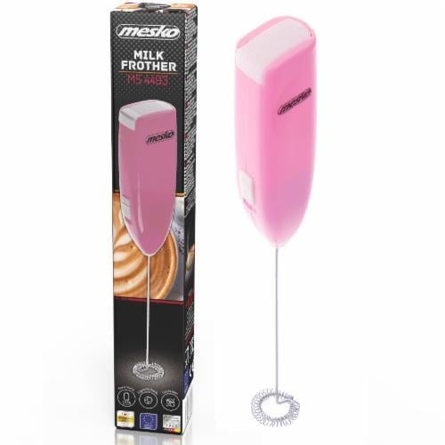Капучинатор Mesko MS 4493 Рожевий (5903887801096)