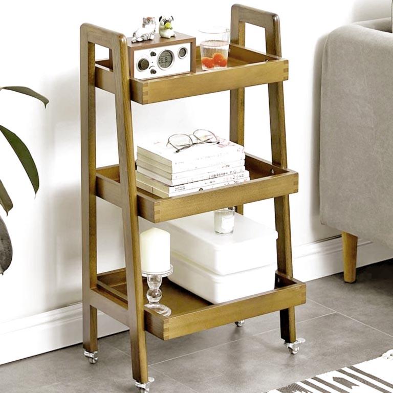 Етажерка на колесах з дерева Скагуей Мускат (ЭТА-001007)