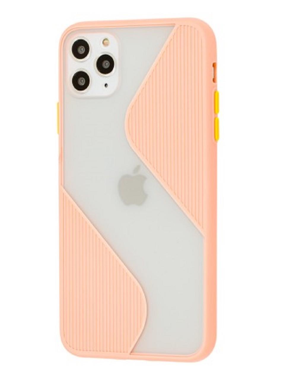 Силиконовый Чехол Накладка Totu Wawe Для iPhone 11 Pro Max Розовый Силиконовый Чехол Накладка Totu Wawe Для iPhone 11 Pro Max Розовый