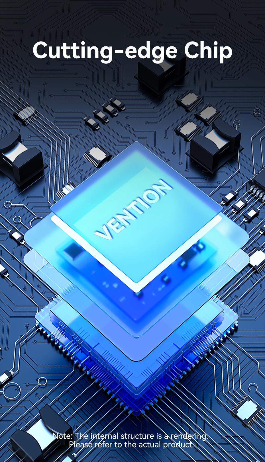 Док-станція Vention USB-C MST 2xHDMI 4K 60Hz PD 100W Gigabit Ethernet USB 3.0 SD/TF 0.15 м Сірий (TQVHB) - фото 14