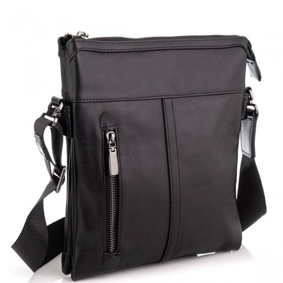 Сумка чоловіча шкіряна через плече Tiding Bag 80261A Чорний (2752043993)